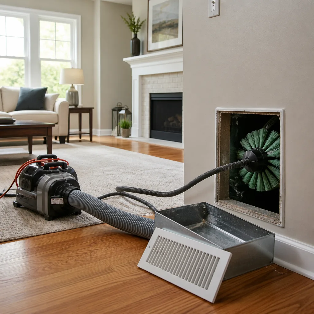 Whole-home duct cleaning